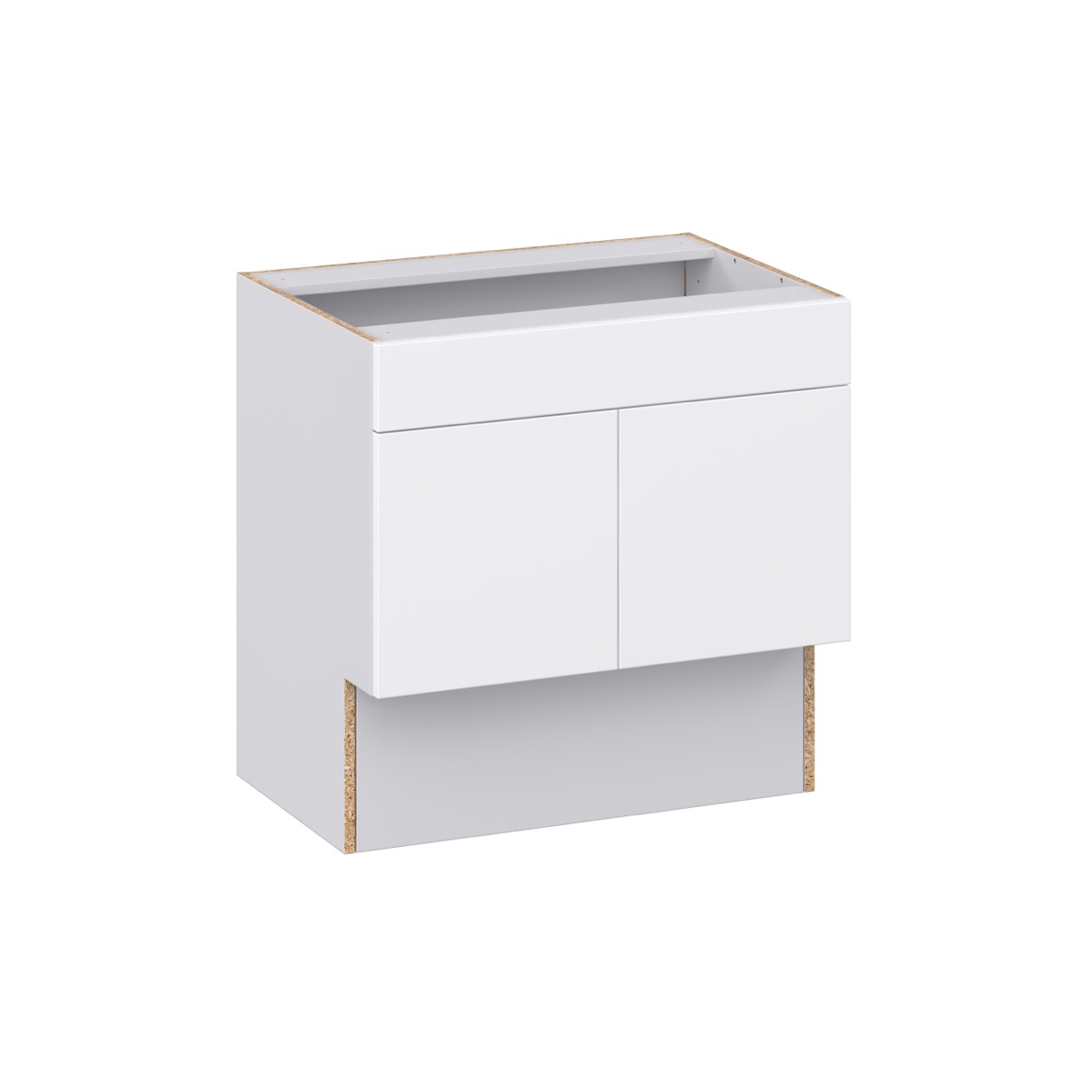 Wisteria Painted Light Gray Recessed Assembled 30 in. W x 30 in. H x 21 in. D ADA Vanity Sink Base Cabinet With Removable Front