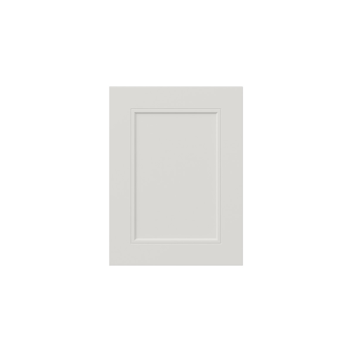 Wisteria Painted Light Gray Recessed 15 x 20 x 0.75 in. Door