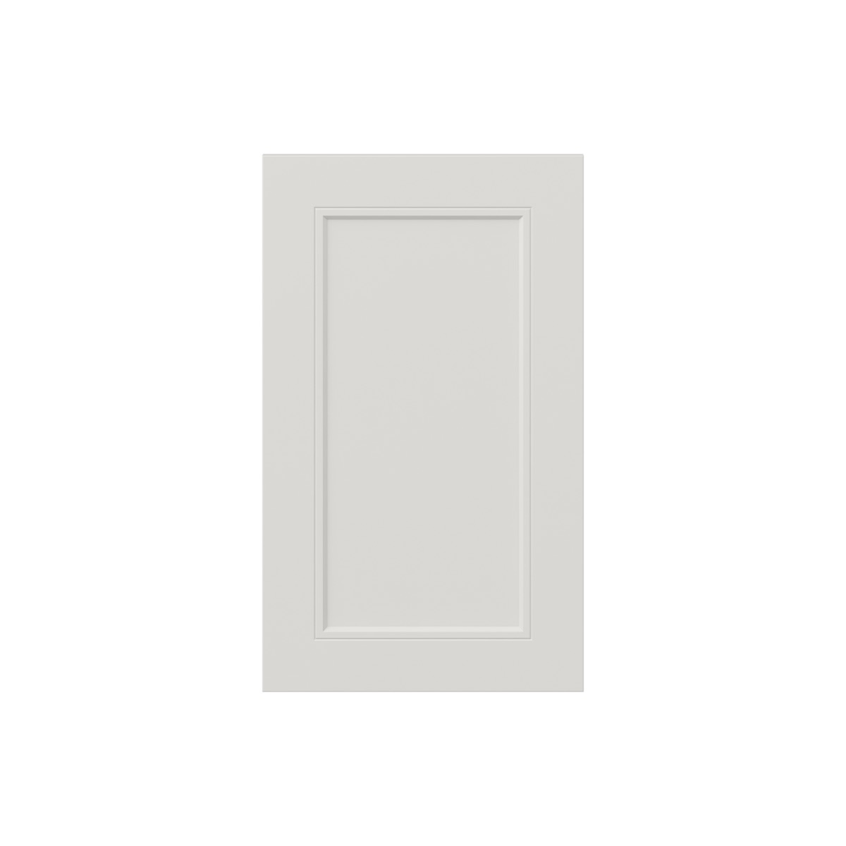 Wisteria Painted Light Gray Recessed 15 x 25 x 0.75 in. Door