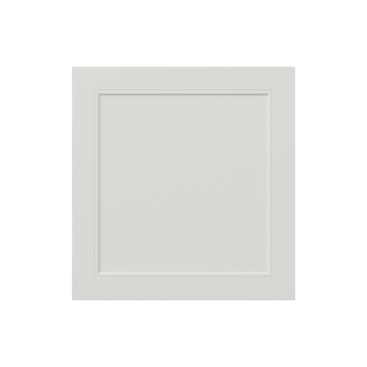 Wisteria Painted Light Gray Recessed 24 x 25 x 0.75 in. Door