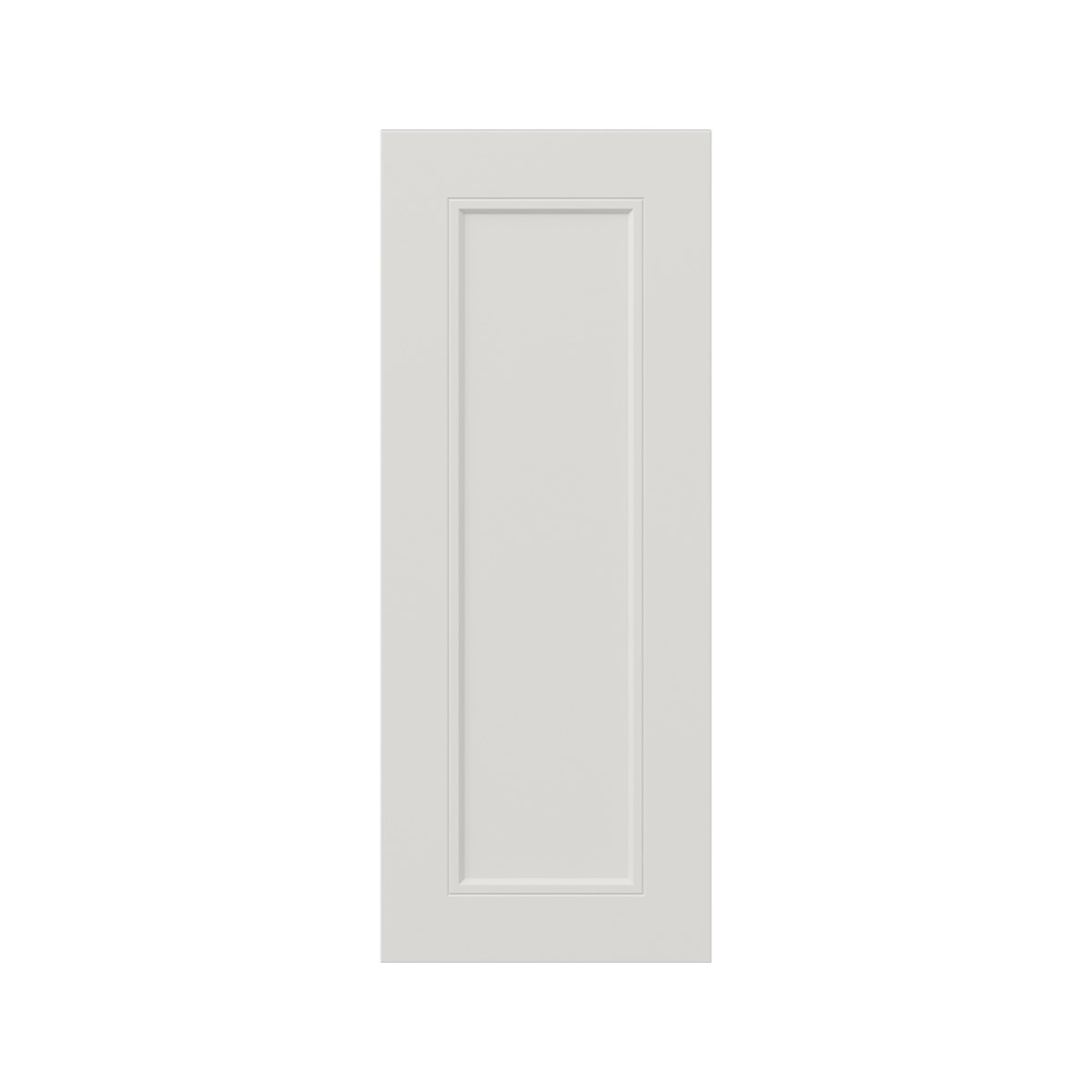 Wisteria Painted Light Gray Recessed 12 x 30 x 0.75 in. Door