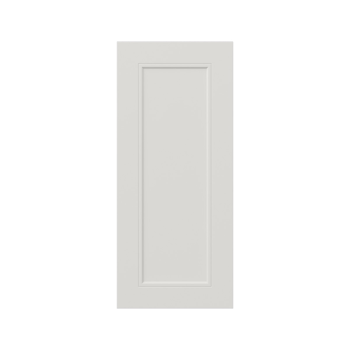 Wisteria Painted Light Gray Recessed 13 x 30 x 0.75 in. Door