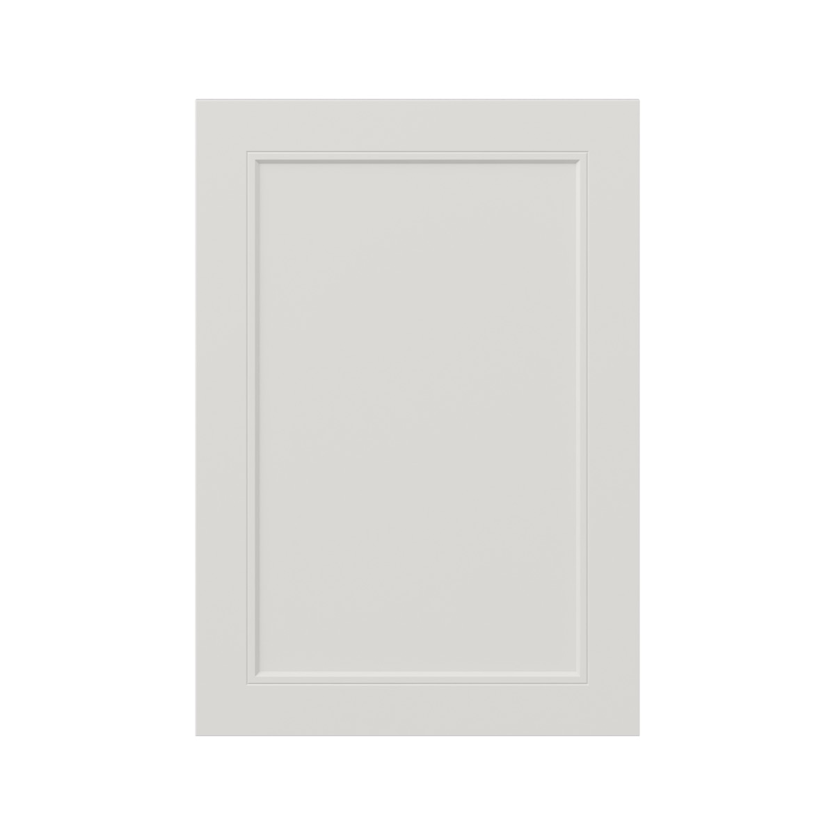 Wisteria Painted Light Gray Recessed 21 x 30 x 0.75 in. Door