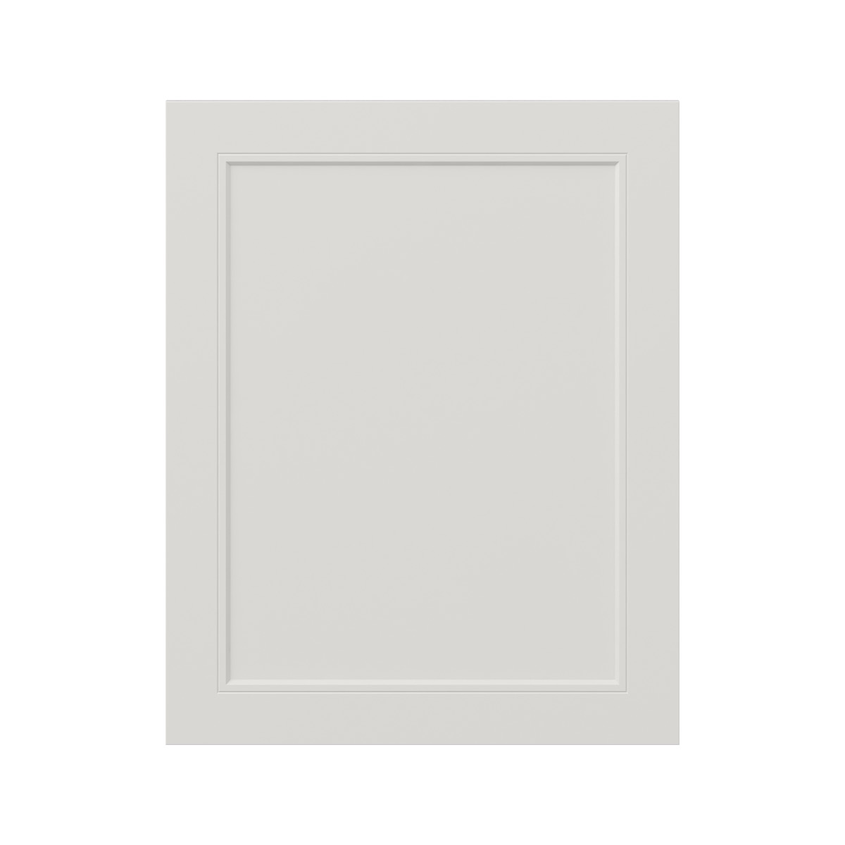 Wisteria Painted Light Gray Recessed 24 x 30 x 0.75 in. Door