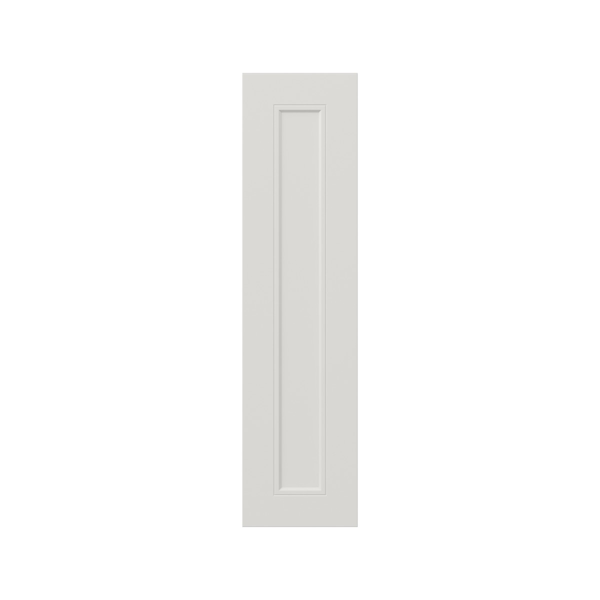 Wisteria Painted Light Gray Recessed 9 x 35 x 0.75 in. Door