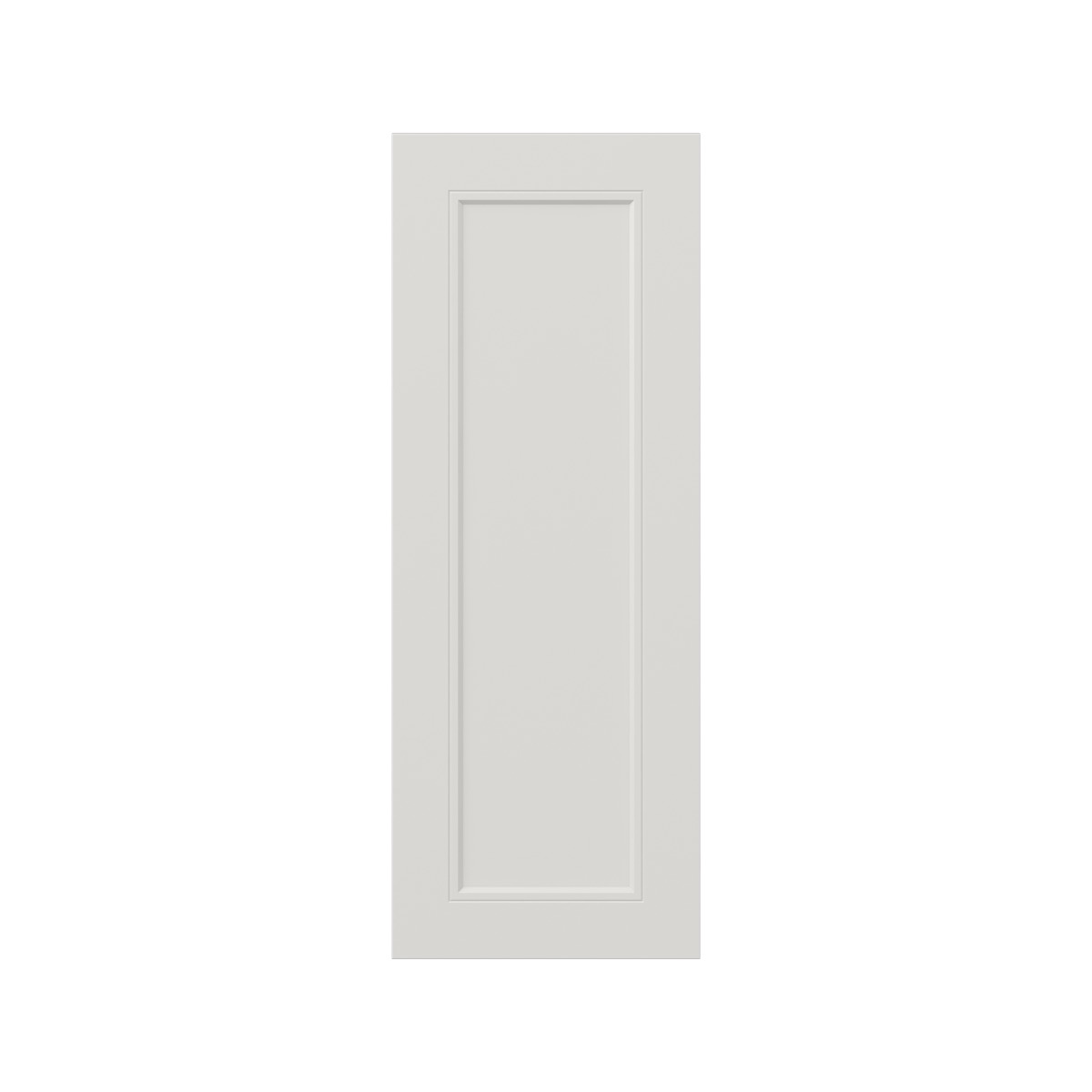 Wisteria Painted Light Gray Recessed 13 x 35 x 0.75 in. Door