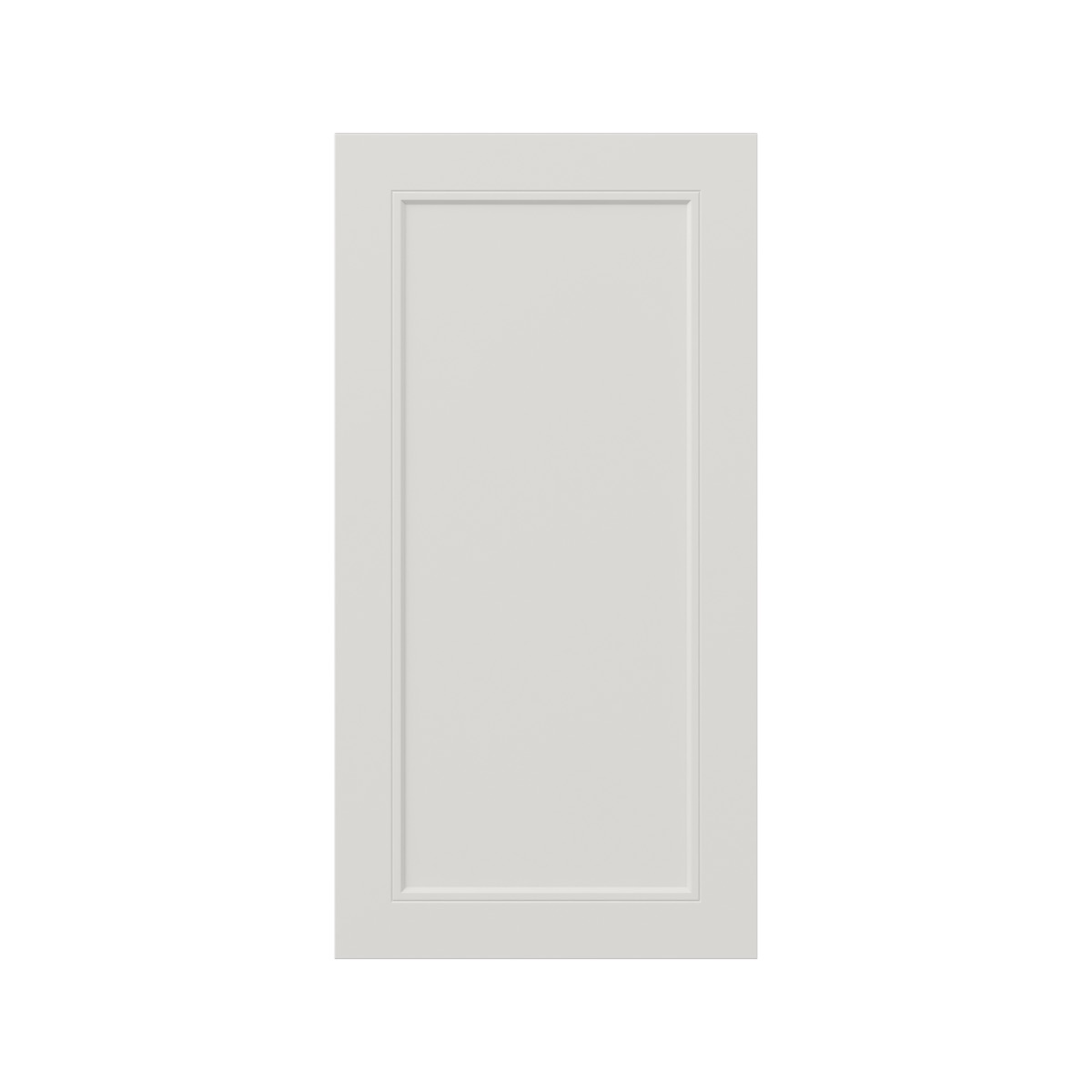 Wisteria Painted Light Gray Recessed 18 x 35 x 0.75 in. Door