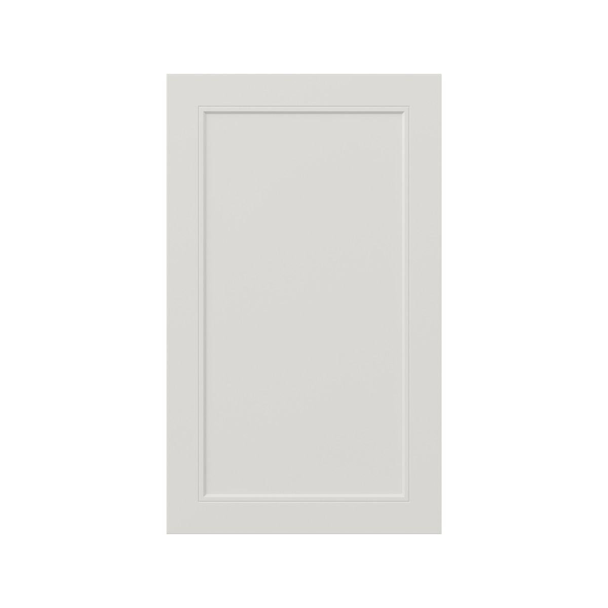 Wisteria Painted Light Gray Recessed 21 x 35 x 0.75 in. Door