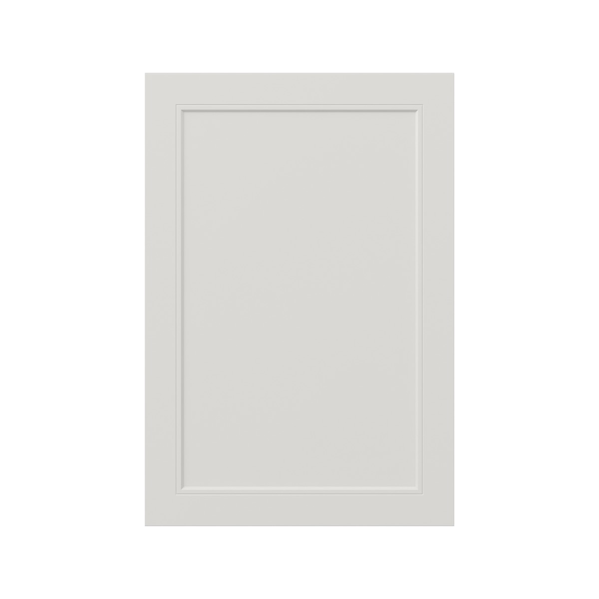 Wisteria Painted Light Gray Recessed 24 x 35 x 0.75 in. Door