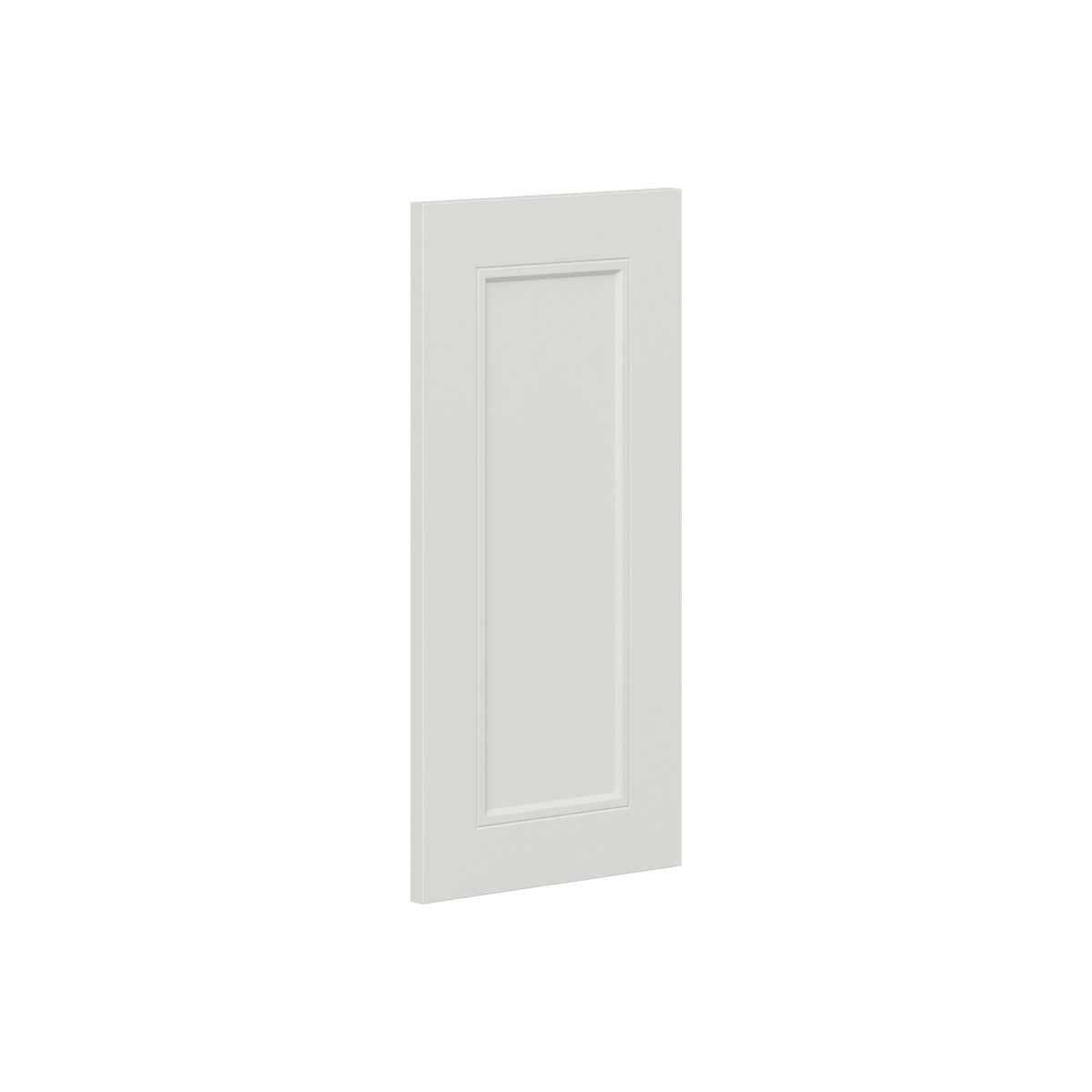 Wisteria Painted Light Gray Recessed 12 x 25 x 0.75 in. Door