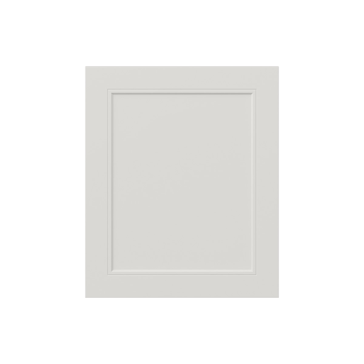 Wisteria Painted Light Gray Recessed 21 x 25 x 0.75 in. Door