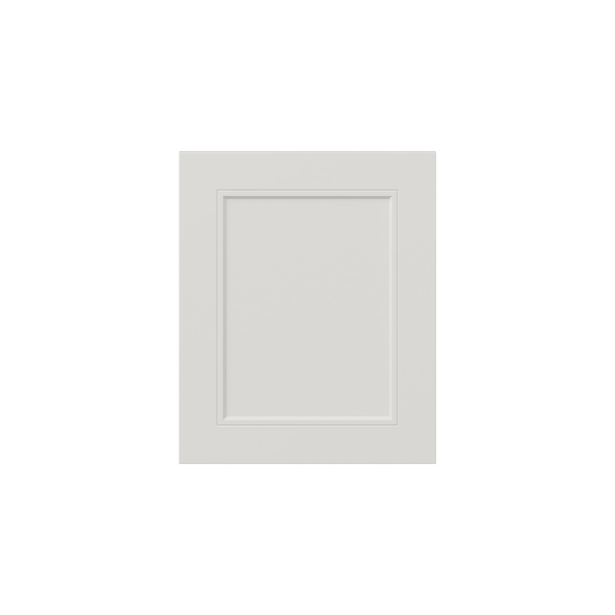 Wisteria Painted Light Gray Recessed 16.5 x 20 x 0.75 in. Door