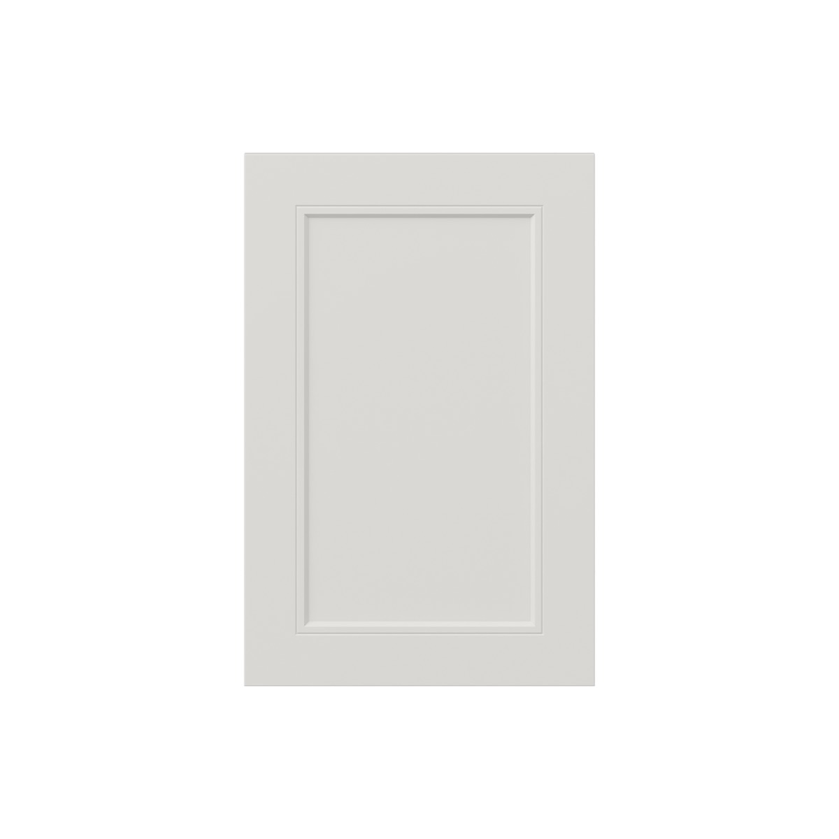 Wisteria Painted Light Gray Recessed 16.5 x 25 x 0.75 in. Door