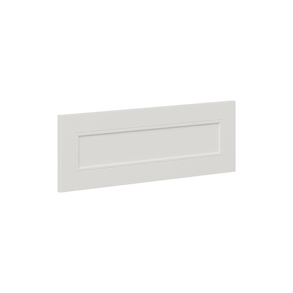 Wisteria Painted Light Gray Recessed 30 x 10 x 0.75 in. Drawer Front