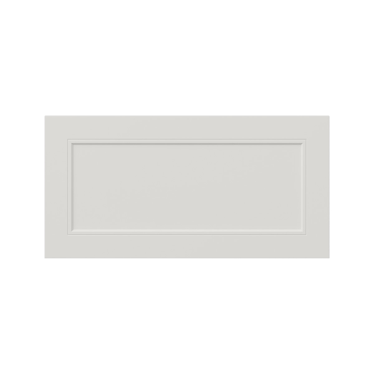 Wisteria Painted Light Gray Recessed 30 x 15 x 0.75 in. Drawer Front