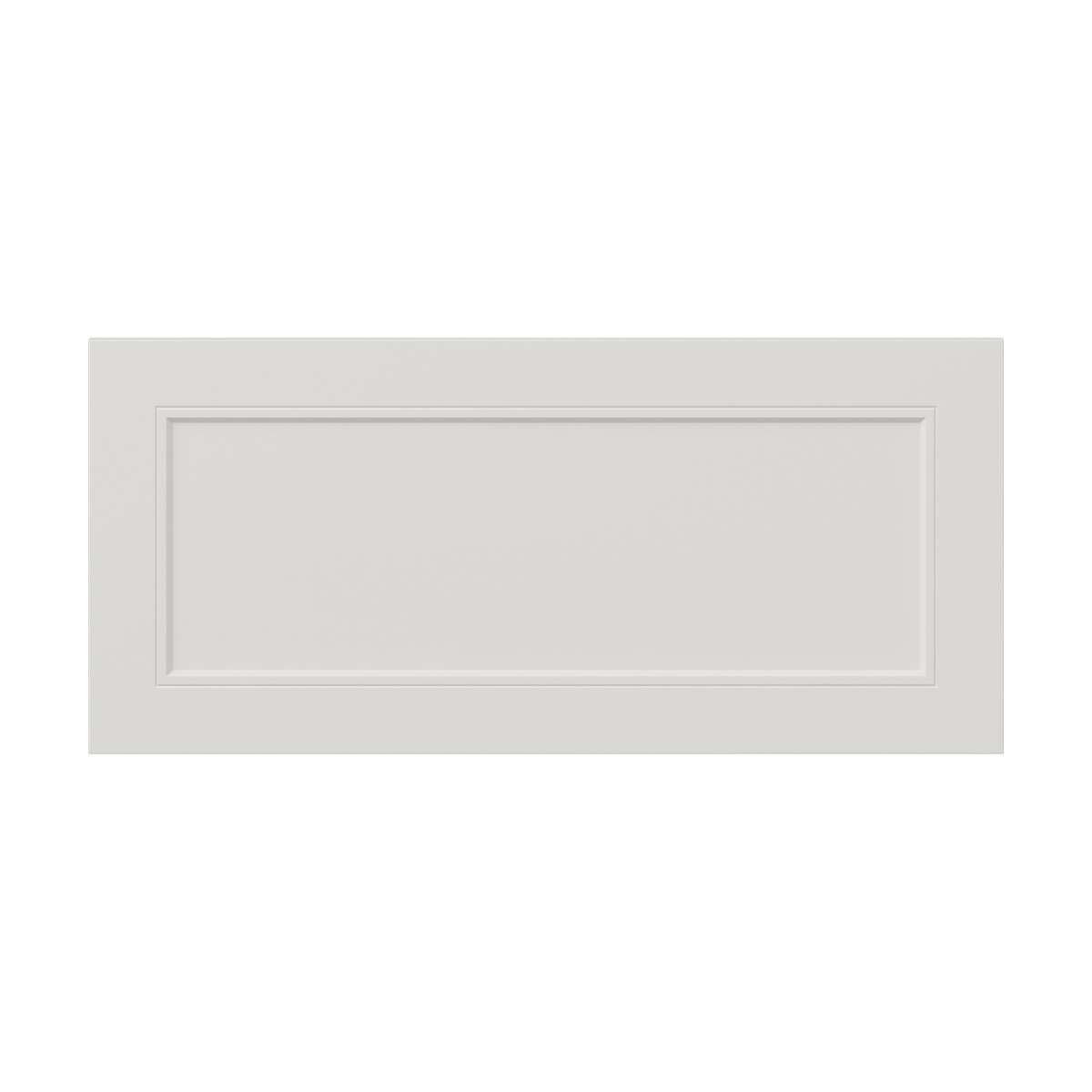 Wisteria Painted Light Gray Recessed 33 x 15 x 0.75 in. Drawer Front